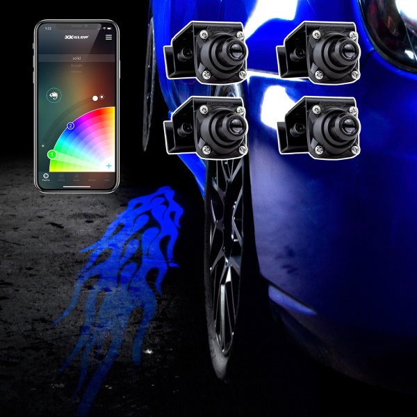  XKGlow® - CurbFX App Controlled Flame Style RGB LED Lights