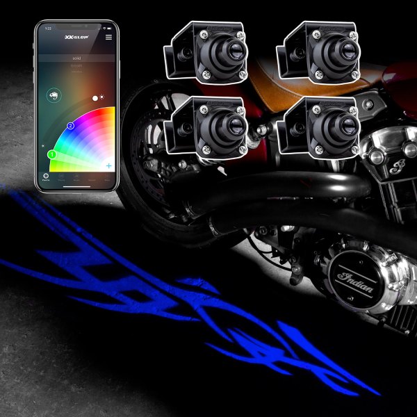  XKGlow® - CurbFX App Controlled Tattoo Style RGB LED Lights