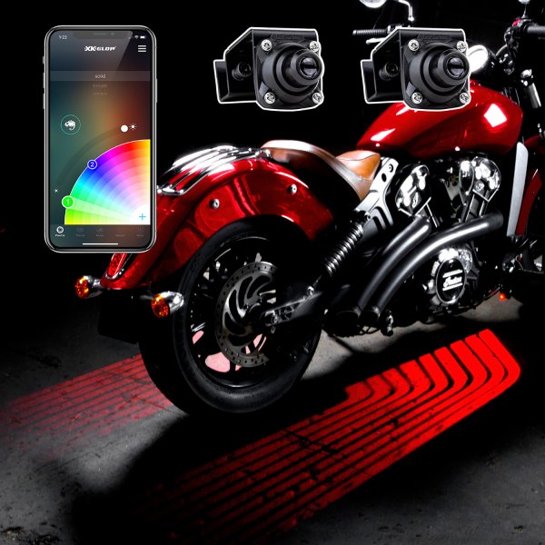  XKGlow® - CurbFX App Controlled Angel Wing Style RGB LED Lights
