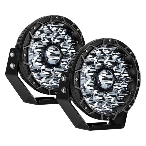 XKGlow® - 9" 2x110W Round Combo Beam LED Lights