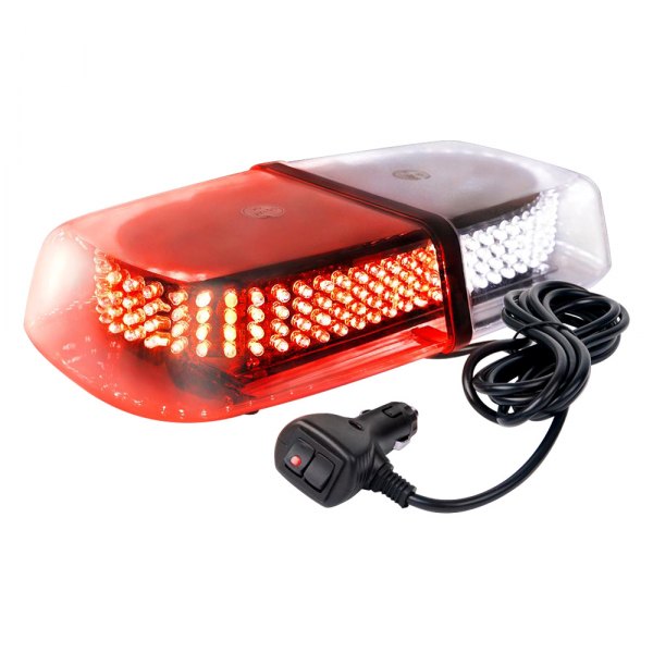 Xprite® - Cluster Series 11.8" 240-LED Red/White Magnet Mount Light Bar