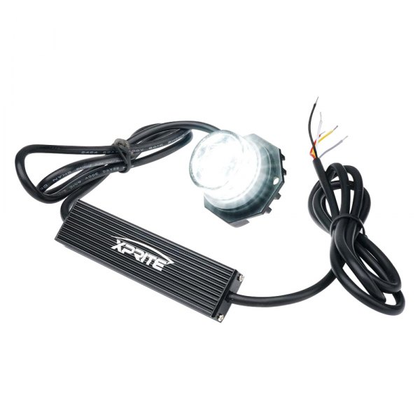 Xprite® - Conceal Series White Permanent Mount LED Hideaway Strobe Lights