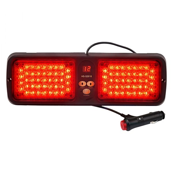 Xprite® - Trap Series 86-LED Red Surface Mount Visor Light
