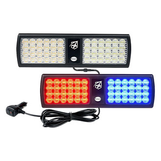 Xprite® - Agent Series 11.8" 48-LED Red/Blue Surface Mount Visor Light