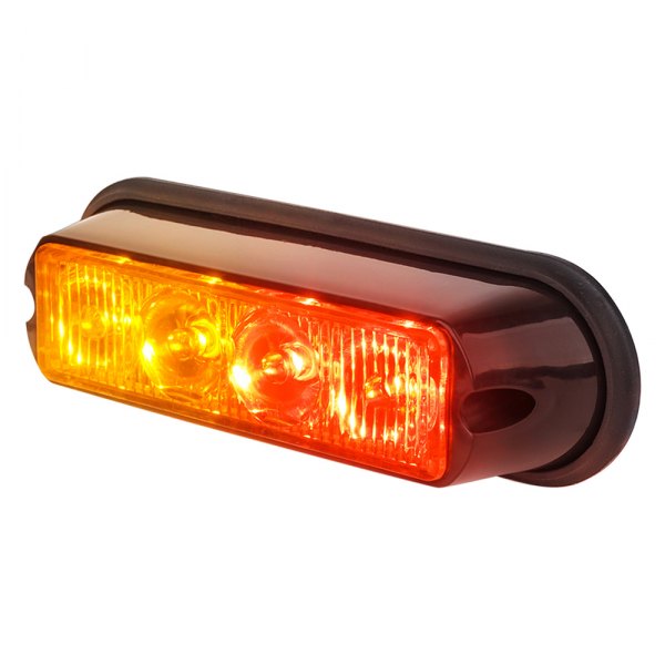 Xprite® - Marker Series 5.4" 4-LED Red/Amber Bolt-on Strobe Light