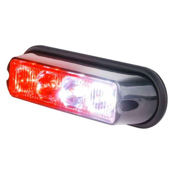 Xprite® - Marker Series 5.4" 4-LED White/Red Bolt-on Strobe Light