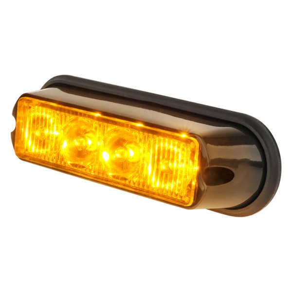 Xprite® - Marker Series 5.4" 4-LED Amber Bolt-on Strobe Light