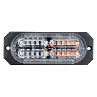 Xprite® - Squad Series 20-LED Red/Blue Bolt-on Strobe Light
