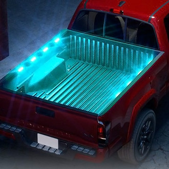 Xprite® - 4" Focal Series Green LED Truck Bed Lights