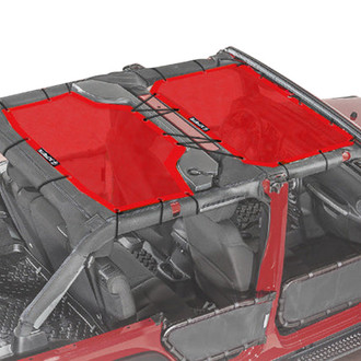 Xprite® - Red Top Mesh Sun Shade