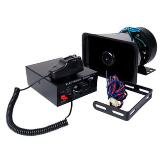 Xprite® - 100 W 7 Tone Siren and PA System with Handheld Microphone