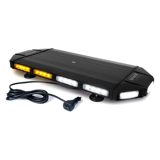 Xprite® - Black Hawk Series 27" White/Amber Magnet Mount LED Light Bar