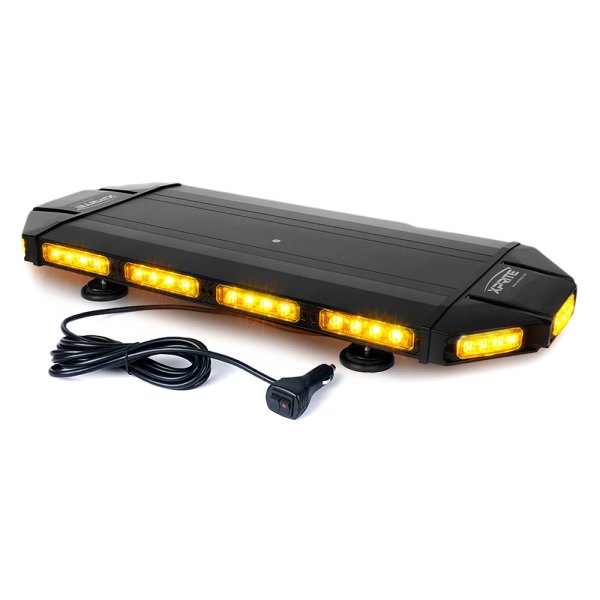 Xprite® - Black Hawk 27" Amber Magnet Mount LED Light Bar
