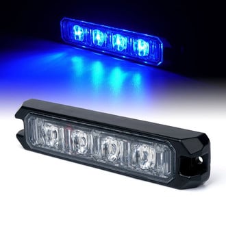 Xprite® - Black Hawk Series 5" 4-LED Blue Bolt-on Replacement Module