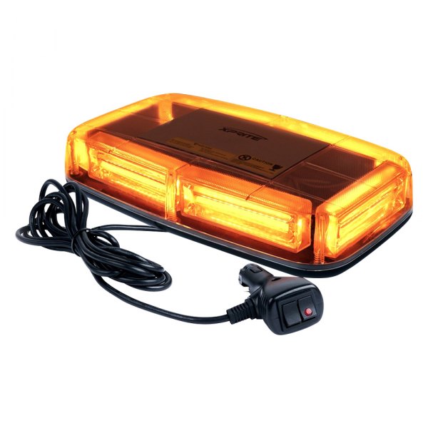 Xprite® - Burst Series 11" 6-LED Amber Magnet Mount Light Bar