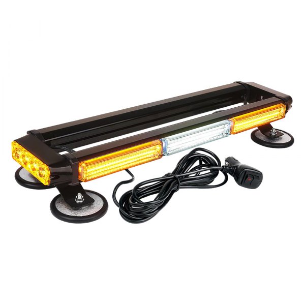 Xprite® - Pursuit COB Series 20" Amber/White Magnet Mount LED Light Bar