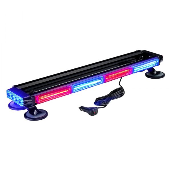 Xprite® - Pursuit COB Series 26" Red/Blue Magnet Mount LED Light Bar