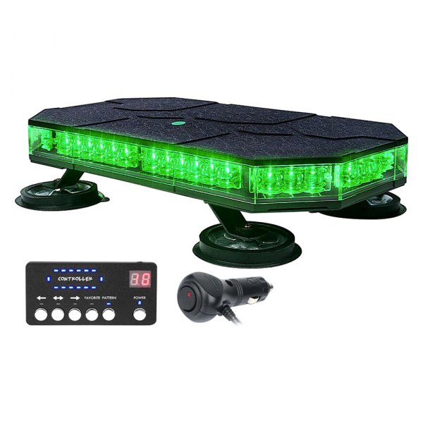 Xprite® - Ranger G2 Series 14" 42-LED Green Magnet Mount Light Bar