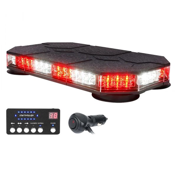 Xprite® - Ranger G1 Series 14" 42-LED White/Red Magnet Mount Light Bar