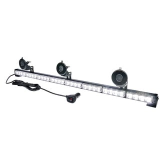Xprite® - Controller G1 8 Series 35" 32-LED White Bolt-On/Suction Cup Mount Traffic Advisor Light Bar