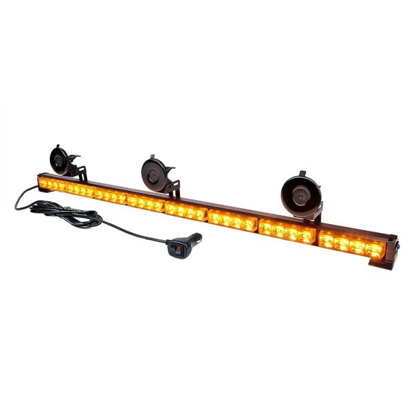 Xprite® - Controller G1 8 Series 35" 32-LED Amber Bolt-On/Suction Cup Mount Traffic Advisor Light Bar