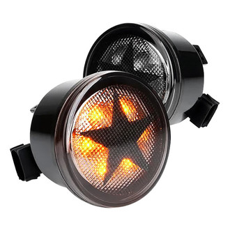 Xprite® - G1 Star Black Smoke LED Turn Signal/Parking Lights