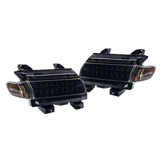 Xprite® - G2 Series Black Smoke LED Turn Signal/Parking Lights