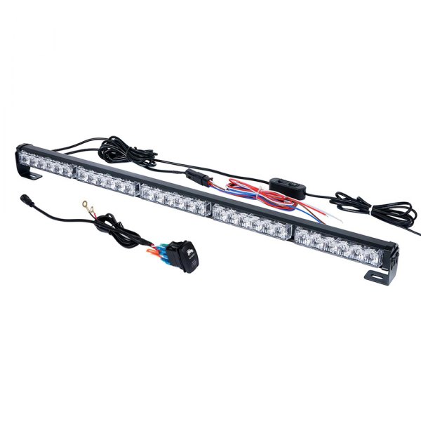 Xprite® - RZ Series 30" 30-LED Red/Amber/Blue/Amber/Red Bolt-on Light Bar