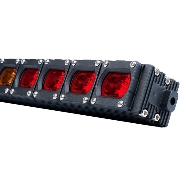 Xprite® - RX Series 30" 18-LED Red/Amber/White/Blue/Red Bolt-on Light Bar