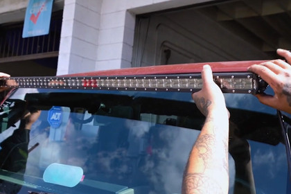 Xprite® - Mamba Series Windshield Frame Mounts for 49.5" 50.5" Straight & Curved Light Bars, Installation Instructions