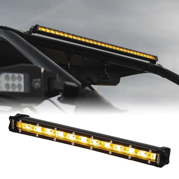 Xprite® - Ultra Thin Astro Series 22" 100W Flood Beam Yellow LED Light Bar