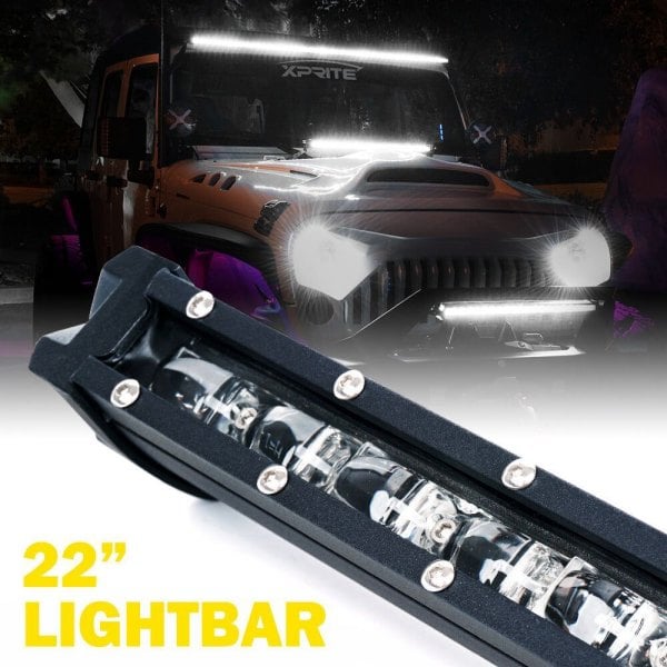 Xprite® - Astro Series Ultra Thin 22" 100W Flood Beam LED Light Bar