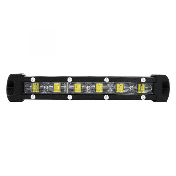 Xprite® - Sunrise Series 8" 30W Flood Beam LED Light Bar with Amber Backlight