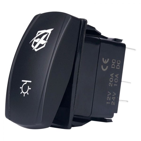  Xprite® - Laser 5-Pin SPDT Rocker Blue LED Switch