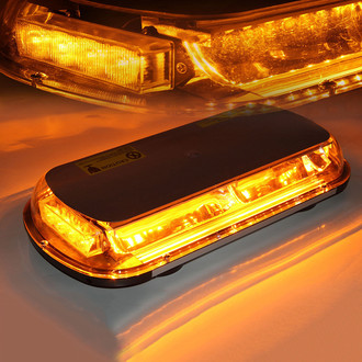 Xprite® - Flare Series 17" 44-LED Amber Magnet Mount Light Bar