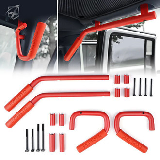 Xprite® - G1 Red Powder Coat Front and Rear Grab Handles