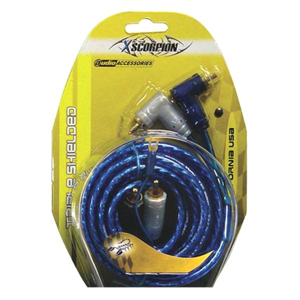 Xscorpion® - 12' 2-Channel Audio RCA Cable with Drain Wire