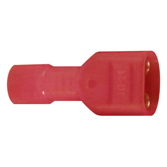 Xscorpion® FD250NFR - 0.250" 22/18 Gauge Nylon Fully Insulated Red Female Quick Disconnect Connectors