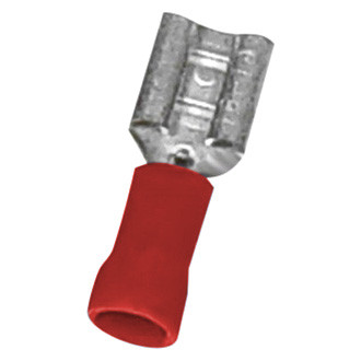 Xscorpion® - 0.250" 22/18 Gauge Red Female Quick Disconnect Connectors