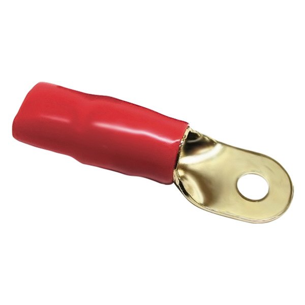 Xscorpion® - 5/16" 1/0 Gauge Gold Plated Red Ring Terminals