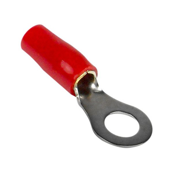 Xscorpion® - 5/16" 8 Gauge Gold Plated Red Ring Terminals