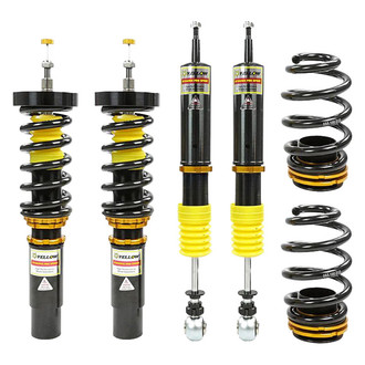 Yellow Speed Racing® - 0.5"-2.5" x 0.5"-2.5" Dynamic Pro Sport™ Front and Rear Coilover Kit