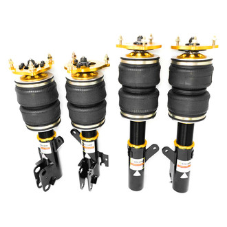 Yellow Speed Racing® - 4.0" x 4.0" Dynamic Pro™ Front and Rear Monotube Adjustable Lowering Air Strut Kit