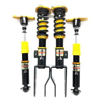Yellow Speed Racing® - 0.5"-2.5" x 0.5"-2.5" Dynamic Pro Sport™ Front and Rear Coilover Kit