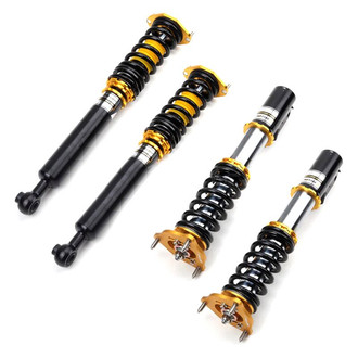Yellow Speed Racing® - 0.5"-2.5" x 0.5"-2.5" Dynamic Pro Sport™ Front and Rear Inverted Coilover Kit