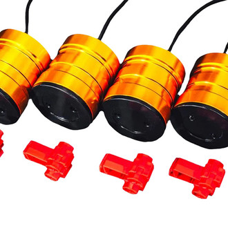 Yellow Speed Racing® - 0.5"-2.5" x 0.5"-2.5" Front and Rear Electronic Damping Cancellation Kit