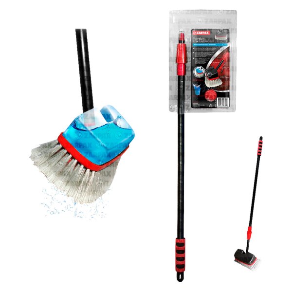 Zarpax® - F2 Activebrush™ Wash Brush with Telescoping Handle