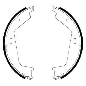 Zimmermann® - Rear Parking Brake Shoe Kit