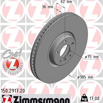 Zimmermann® - Coat-Z Brake Rotor