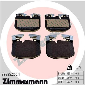 Zimmermann® - Front Disc Brake Pad Set